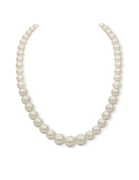 Aretes y collar Zvezda Pearls de plata P 925 cristal