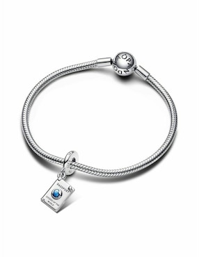 Charm de libro Pandora moments de plata P 925 zirconia cúbica