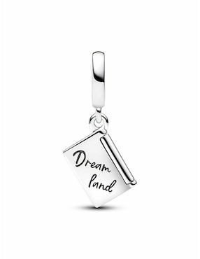 Charm de libro Pandora moments de plata P 925 zirconia cúbica
