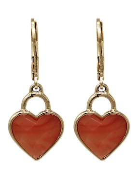 Aretes Cortos De Corazón Anne Klein Fantasía