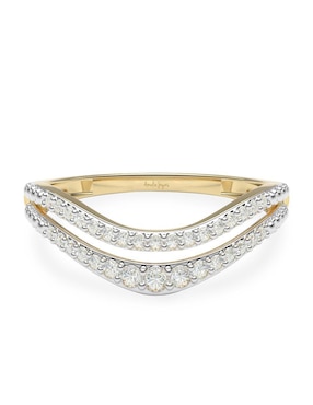 Anillo Amelie Joyas 14 K De Oro Zirconia