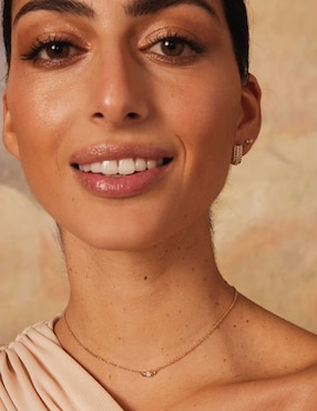 Collar Apodemia Moon de baño de oro 18 K