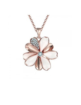 Collar con dije de flor Ocean Heart