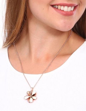 Collar con dije de flor Ocean Heart