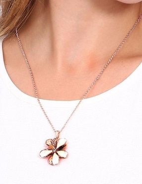 Collar con dije de flor Ocean Heart