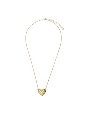 Cadena de corazón Enso Gold de plata P 925