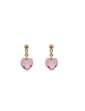 Aretes Cortos De Corazón Emanuel Ungaro Estacional Cristal