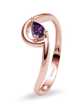Anillo Amelie Joyas 14 k de oro zirconia brillante