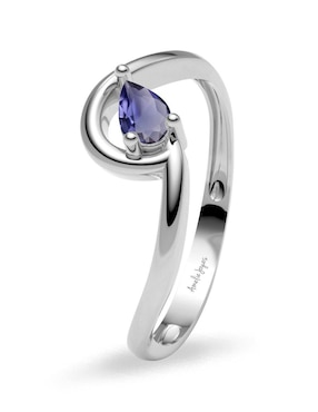 Anillo Amelie Joyas 14 k de oro zirconia brillante
