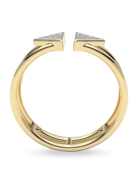 Anillo Amelie Joyas 14 k de oro zirconia brillante