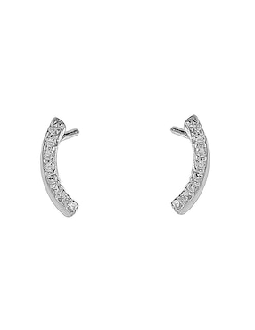 Aretes Cortos Sofia Blum De Plata P925 Zirconia