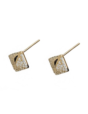 Aretes Sofia Blum de plata P 925 con acabado brillante zirconia