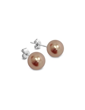 Aretes y collar Zvezda Pearls de plata P 925 cristal
