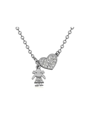 Collar con dije de niña Ocean Heart