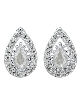 Aretes Cortos Anne Klein Nightingale Cristal