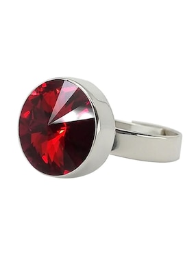 Anillo Zvezda Rivoli P 925 de plata cristal brillante