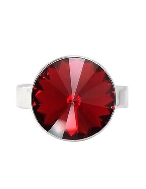 Anillo Zvezda Rivoli P 925 de plata cristal brillante