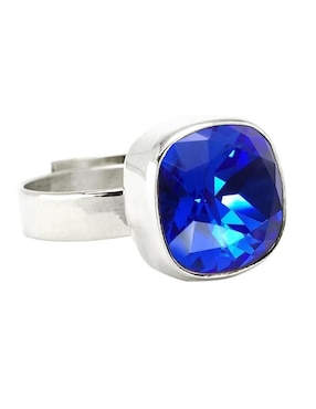 Anillo Zvezda Cushion P925 De Plata Cristal