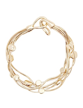 Pulsera Napier Basic Gold Con Acabado Brillante