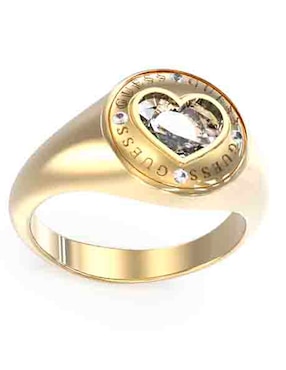 Anillo Guess Rolling Hearts Cristal