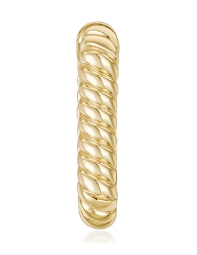 Piercing ovalado Carmela Mía de plata P 925 con acabado baño de oro