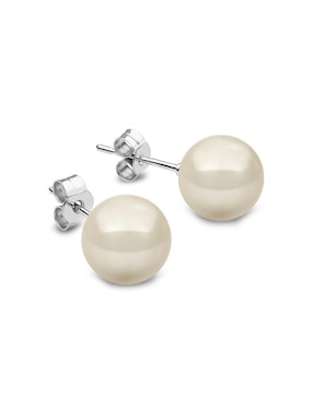 Aretes y collar Zvezda Perlas de plata P925 cristal