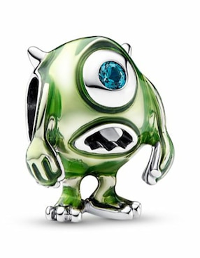 Charm De Mike Wazowski Pandora Disney De Plata P925 Cristal