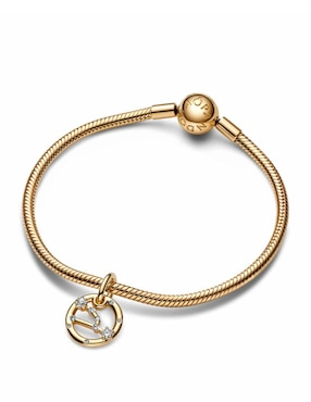 Charm de tauro Pandora moments de plata P 925
