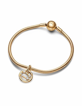 Charm de géminis Pandora moments de plata P 925