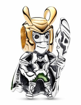 Charm De Loki Pandora Marvel De Plata P925