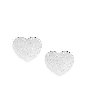 Broqueles De Corazón Anante Querer De Plata P 925