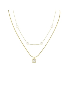 Collar cuadrado Enso
