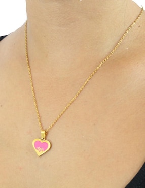 Aretes y collar de corazón Nuvi
