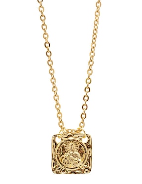 Collar Cuadrado Oro Angelus