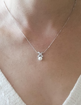 Collar Sofia Blum de plata P 925