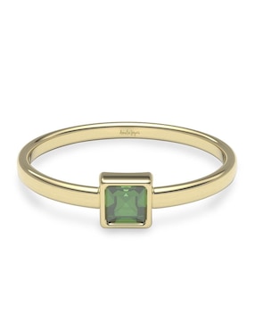 Anillo Redondo Amelie Joyas 14 K De Oro Zirconia