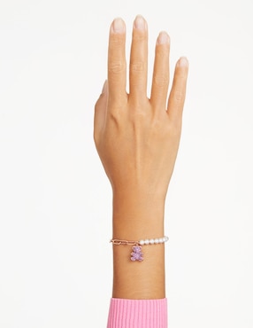 Pulsera Swarovski con acabado brillante