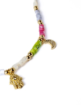 Collar de mano de fátima Tihó Joyería de baño de oro 18 K