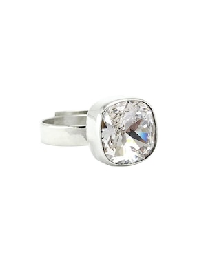 Anillo Zvezda Cushion P925 De Plata Cristal