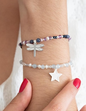 Pulsera Anante de plata P 925 Suerte con acabado pulido