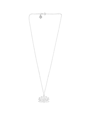 Colgante Y Dije de flor de loto Anante de plata P 925