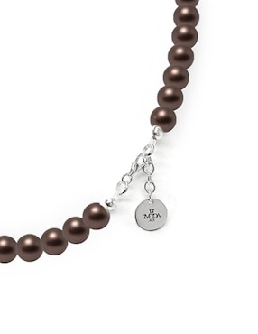 Collar Zvezda Perlas de plata P 925