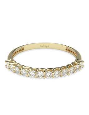 Churumbela Redonda Amelie Joyas 14 K De Oro Zirconia