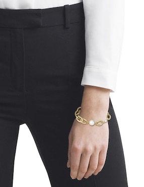 Pulsera Hugo Boss Leah con acabado brillante