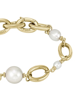 Pulsera Hugo Boss Leah con acabado brillante