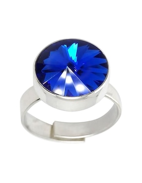 Anillo Zvezda Rivoli P 925 de plata cristal brillante