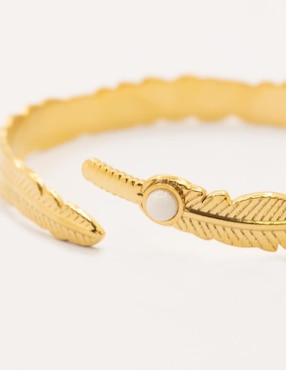 Pulsera Oro Angelus con acabado brillante