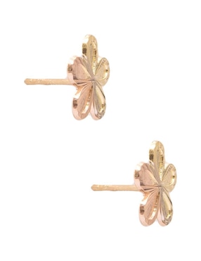 Broqueles de flor Oro Angelus de oro con acabado brillante
