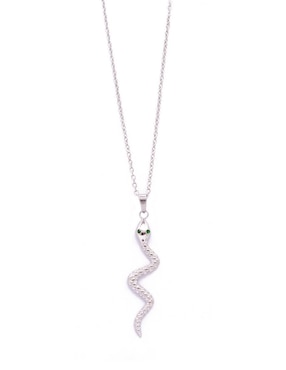 Collar con dije de serpiente Oro Angelus