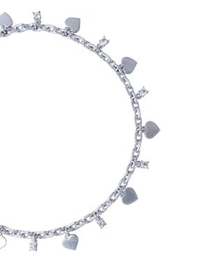 Pulsera Mossimo con acabado baño rodio